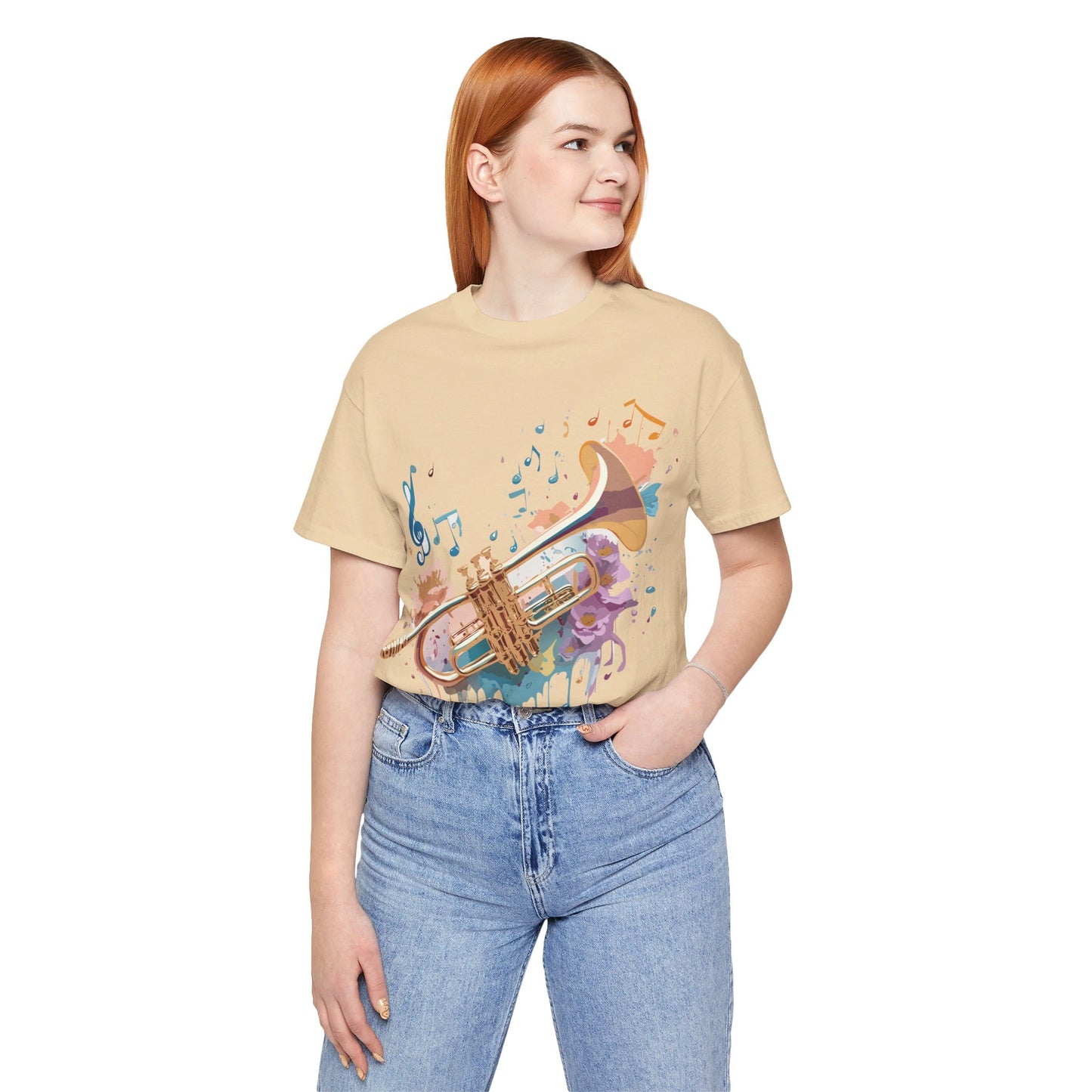 Natural Cotton Tee Shirt - Music collection