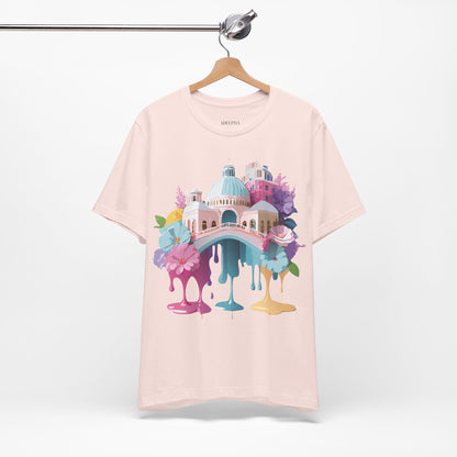 Natural Cotton Tee Shirt - Beautiful Places Collection - Venice Printify