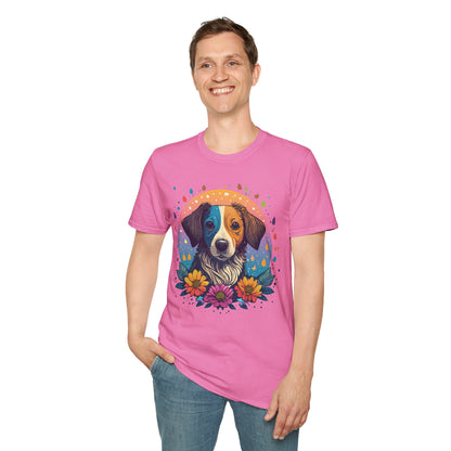 Dog Shirt Unisex Softstyle Tee 100 Percent Cotton Gildan 64000