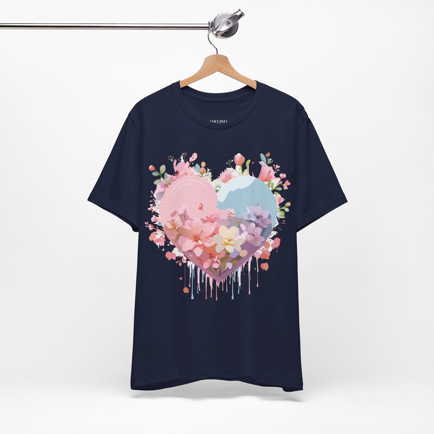 T-Shirt aus natürlicher Baumwolle – Love Story Collection