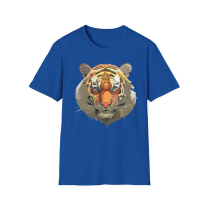 Unisex Tiger Shirt Gildan Softstyle 64000 Cotton Tee For Everyday Comfort