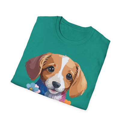 Unisex Dog Shirt Animal Graphic Tee Soft Cotton Gildan 64000