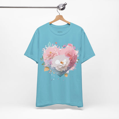 Natural Cotton Tee Shirt - Love story Collection Printify