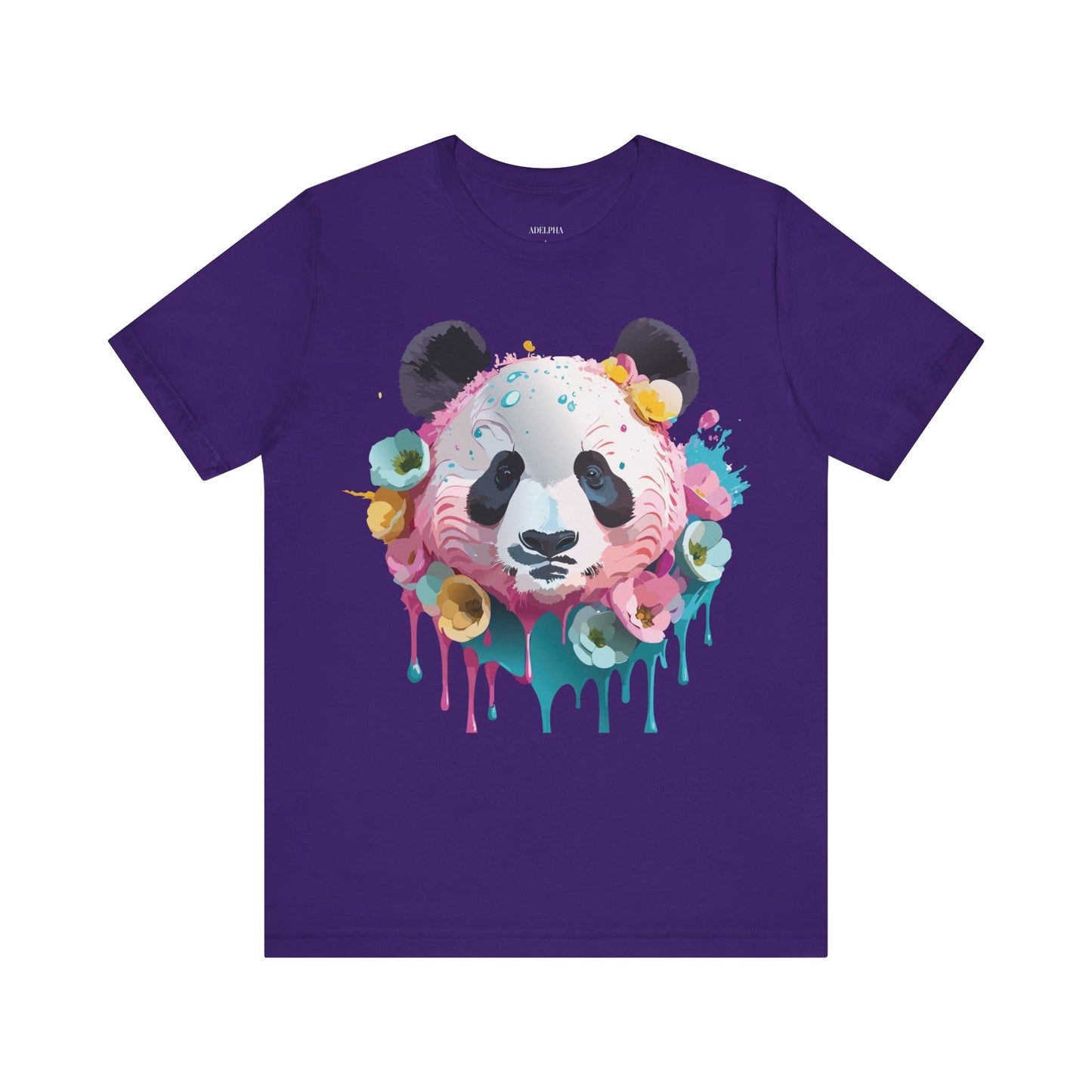 T-Shirt aus natürlicher Baumwolle mit Panda