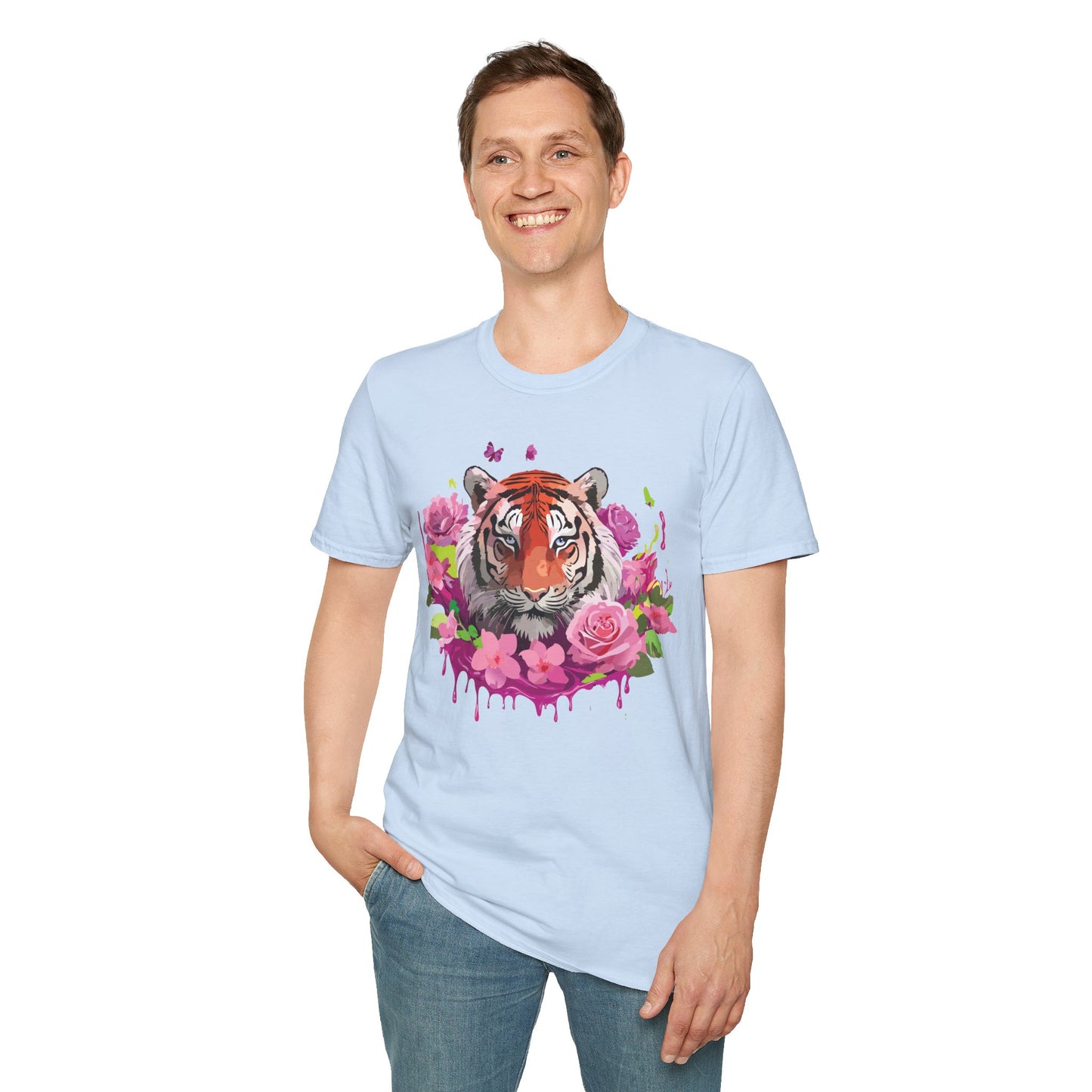 Tiger Shirt, Shirt with Tiger, Animal Tee, Shirt with Animals