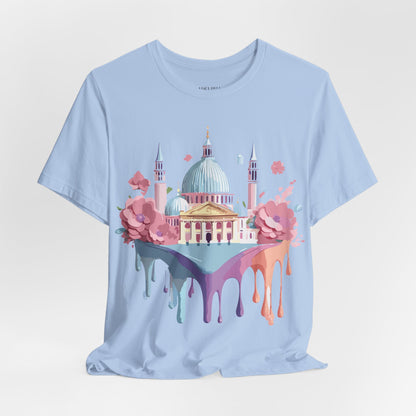 Natural Cotton Tee Shirt - Beautiful Places Collection - Venice Printify