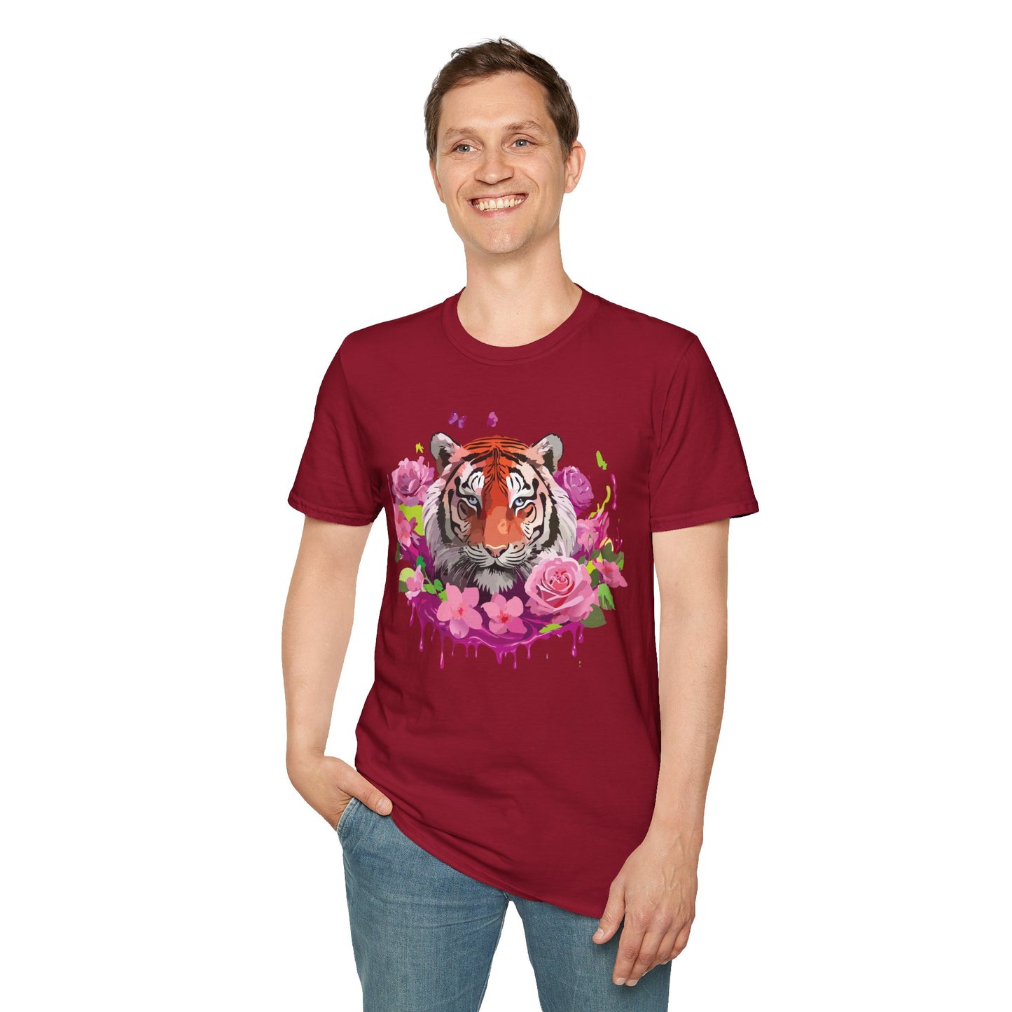 Tiger Shirt, Shirt with Tiger, Animal Tee, Shirt with Animals