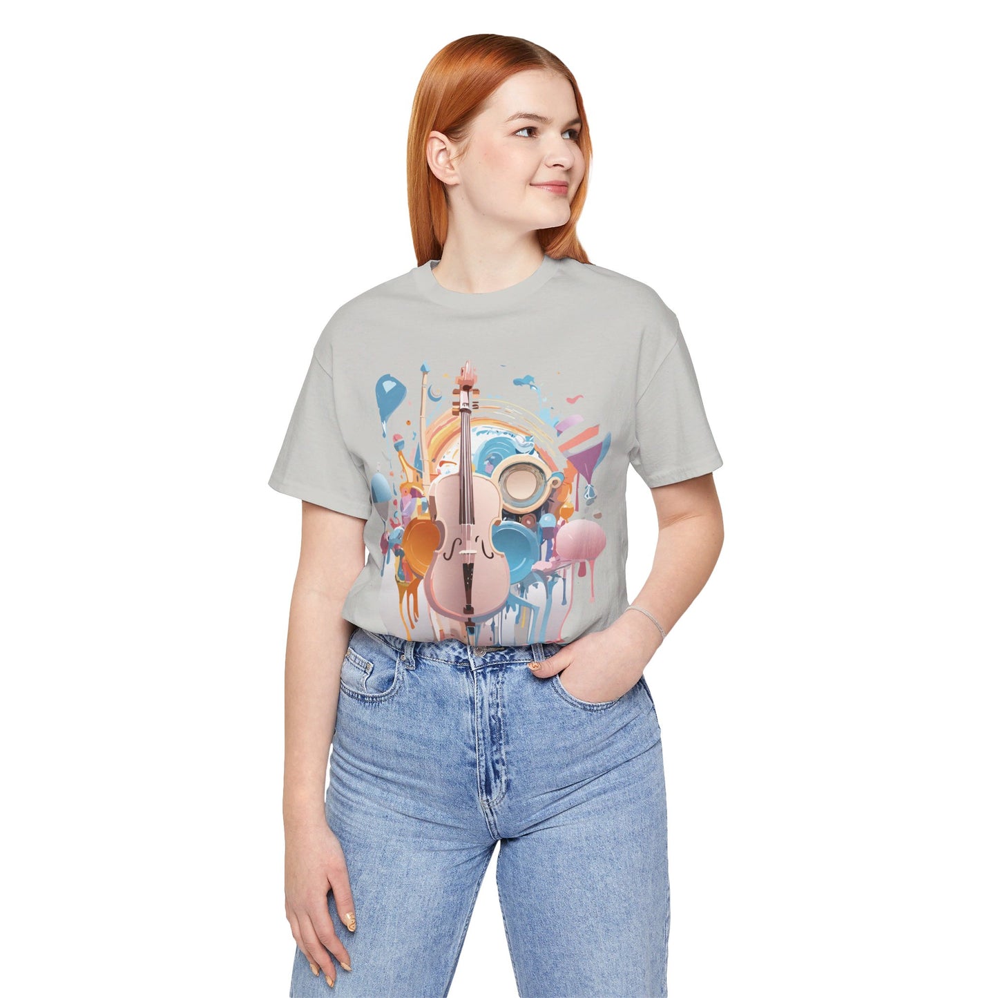 Natural Cotton Tee Shirt - Music collection