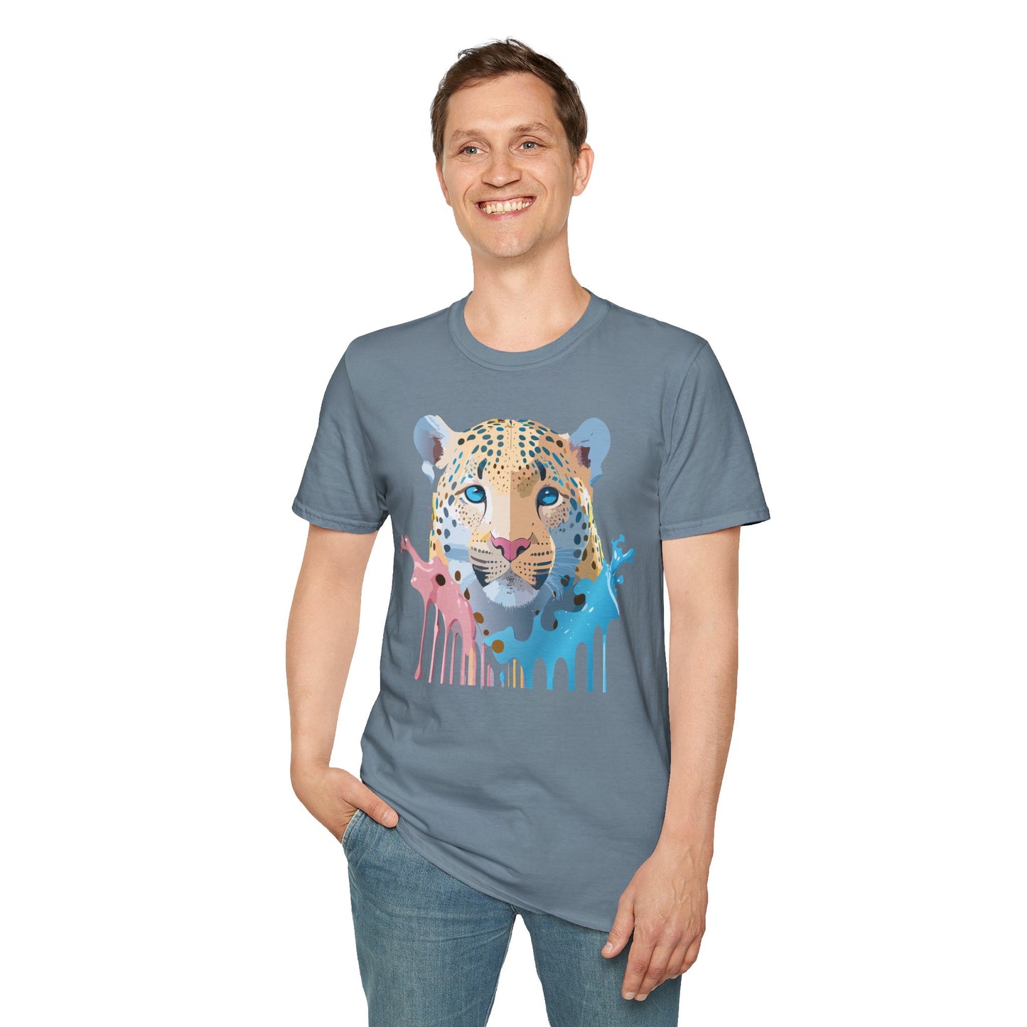 Cheetah Shirt, Shirt with Cheetah, Cheetah Tee, Shirt with Animals