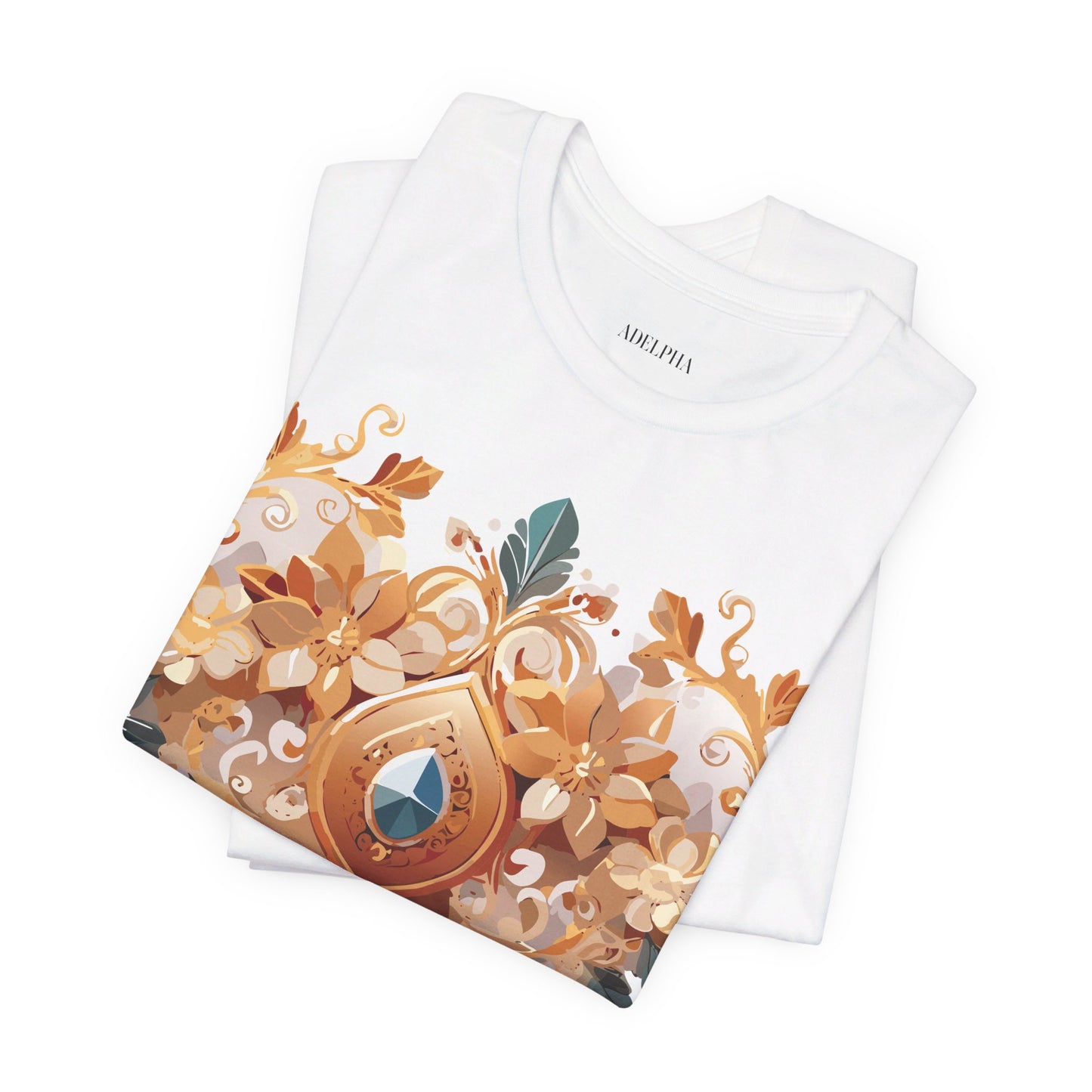 T-Shirt aus natürlicher Baumwolle – Queen Collection