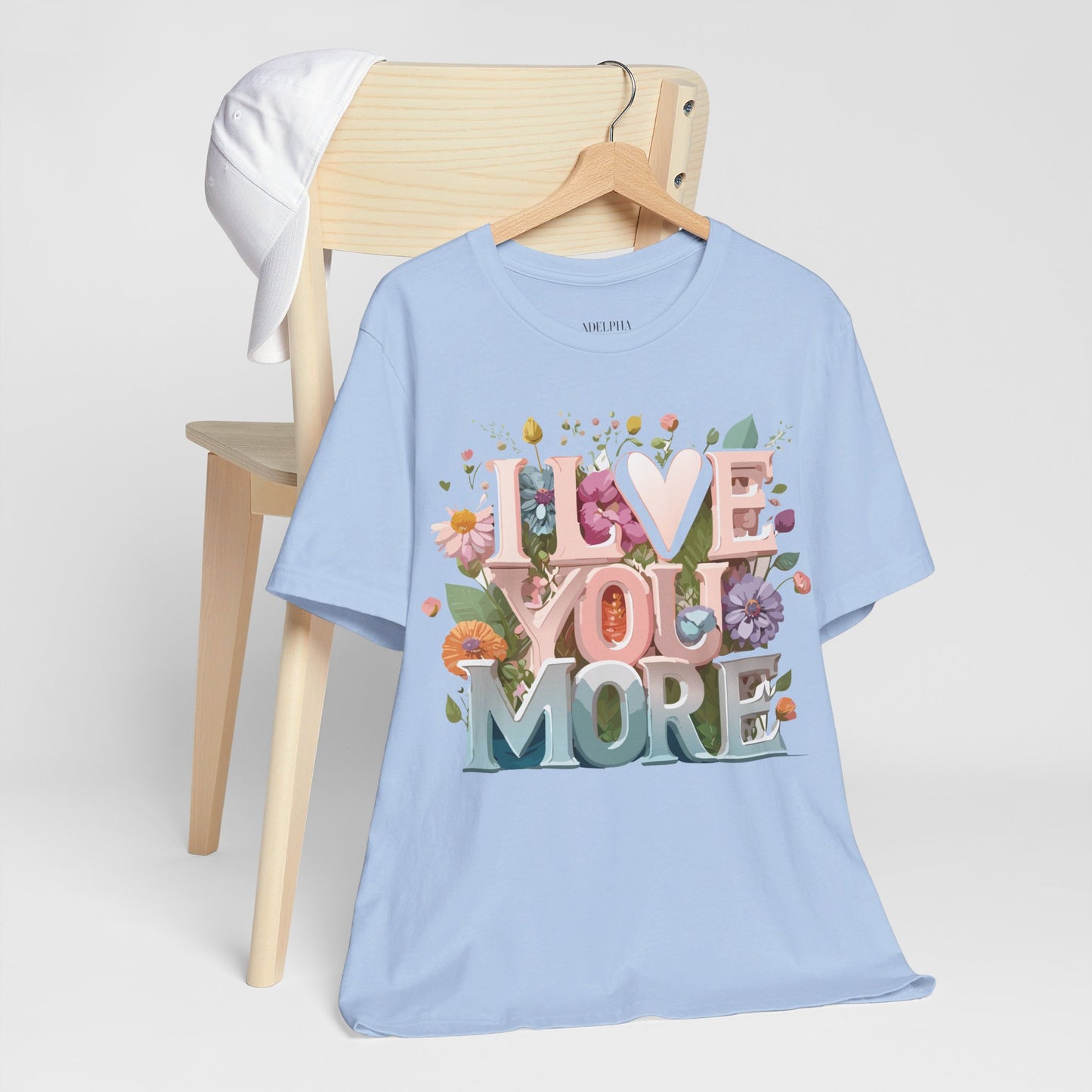 T-Shirt aus natürlicher Baumwolle – Love Story-Kollektion