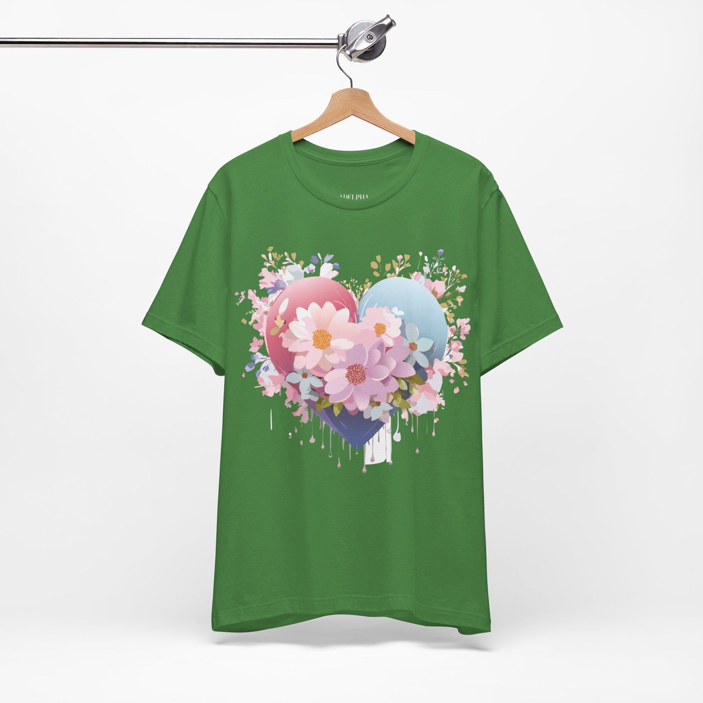 T-Shirt aus natürlicher Baumwolle – Love Story Collection