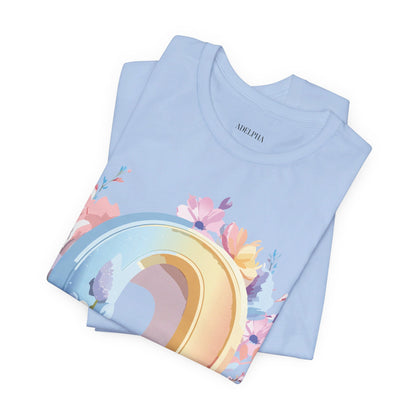 Natural Cotton Tee Shirt - Letters Collection - O Printify