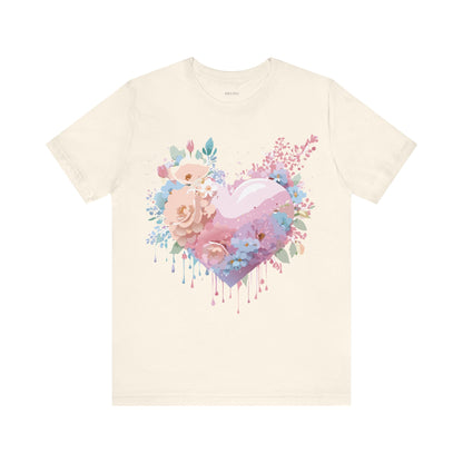 Natural Cotton Tee Shirt - Love story Collection Printify