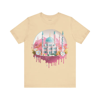 Natural Cotton Tee Shirt - Istanbul, Turkey Printify