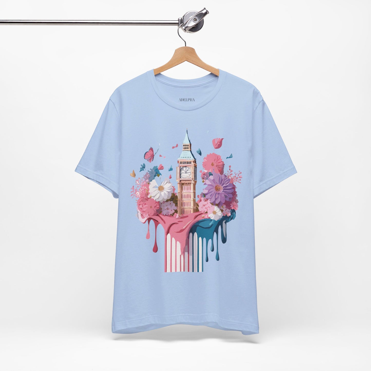 Natural Cotton Tee Shirt - Beautiful Places Collection - London