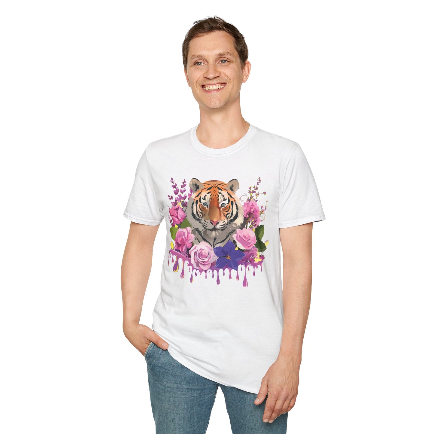 Tiger Shirt, Shirt with Tiger, Animal Tee, Shirt with Animals