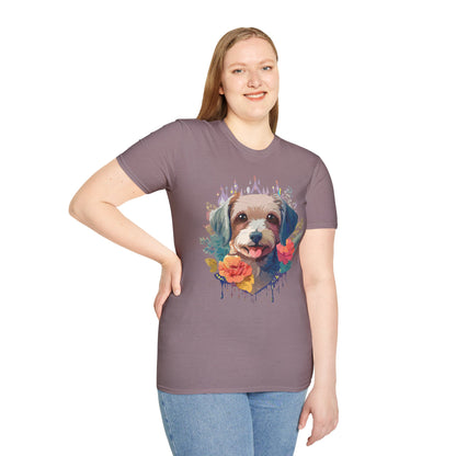 Dog Shirt Unisex Animal Tee Gildan Softstyle 64000 Short Sleeve Tee