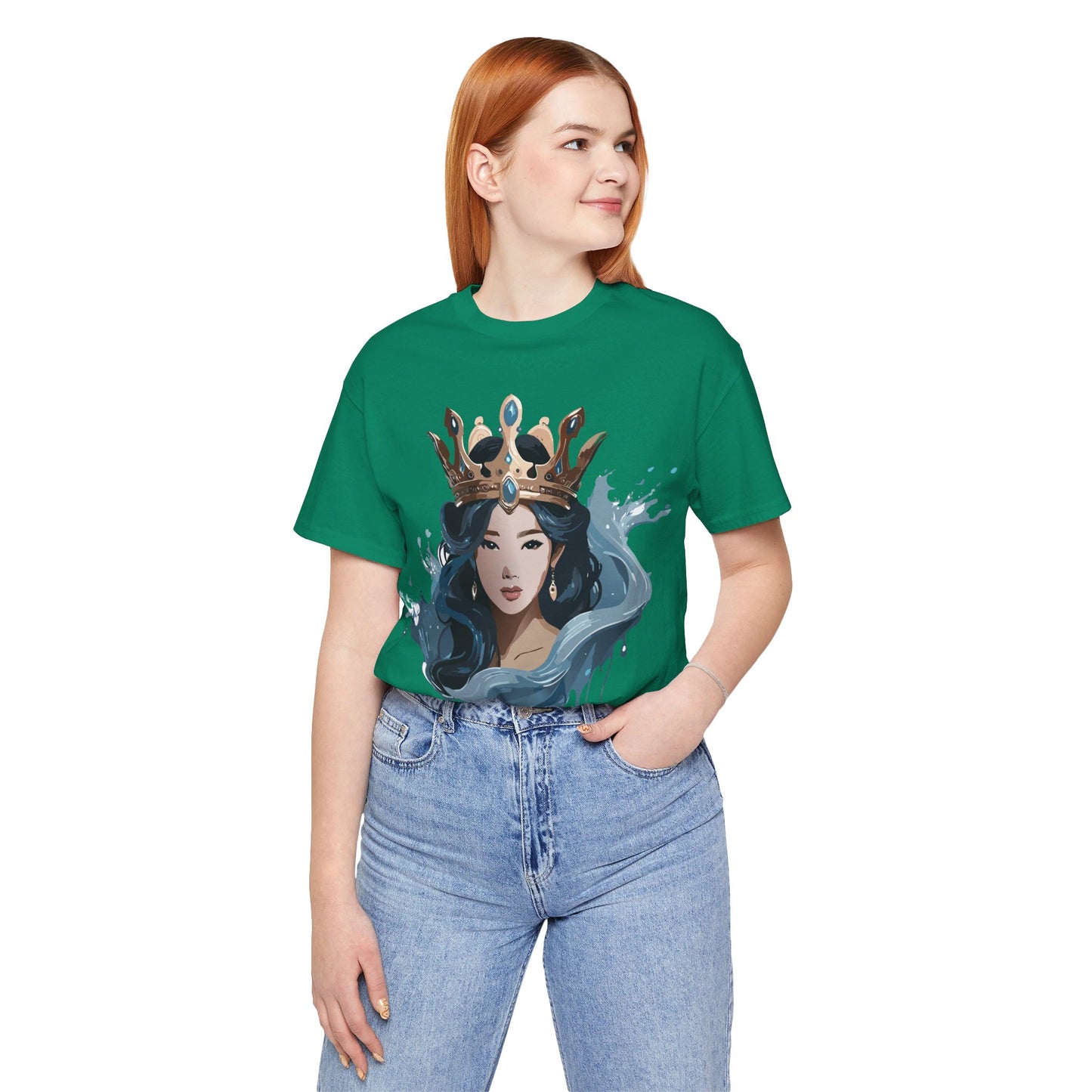 T-Shirt aus natürlicher Baumwolle – Queen Collection