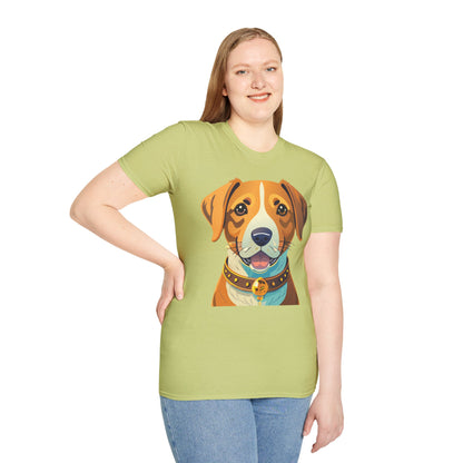 Dog Shirt Unisex Animal Tee Gildan Softstyle 64000 Cotton Tee