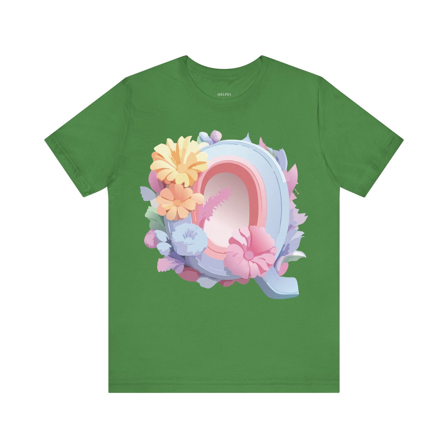 T-shirt en coton naturel - Collection Lettres - Q