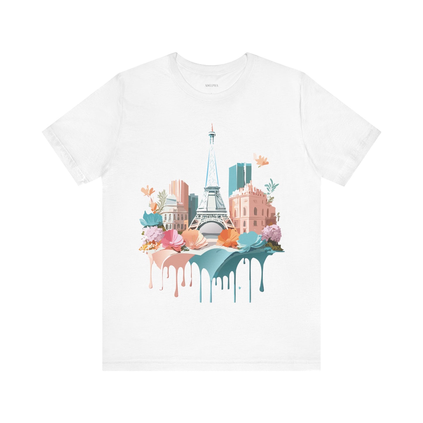 Natural Cotton Tee Shirt - Beautiful Places Collection - Paris