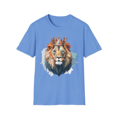Lion Shirt Unisex Animal Tee Gildan Softstyle 64000 100 Percent Ring Spun Cotton