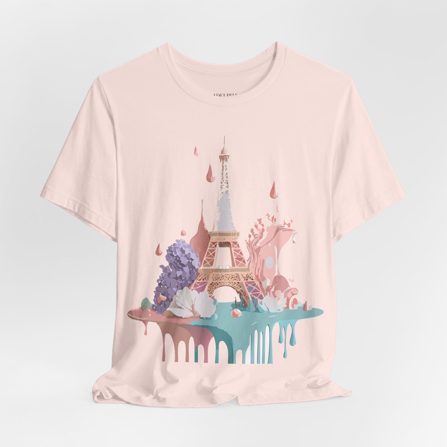 Natural Cotton Tee Shirt - Beautiful Places Collection - Paris