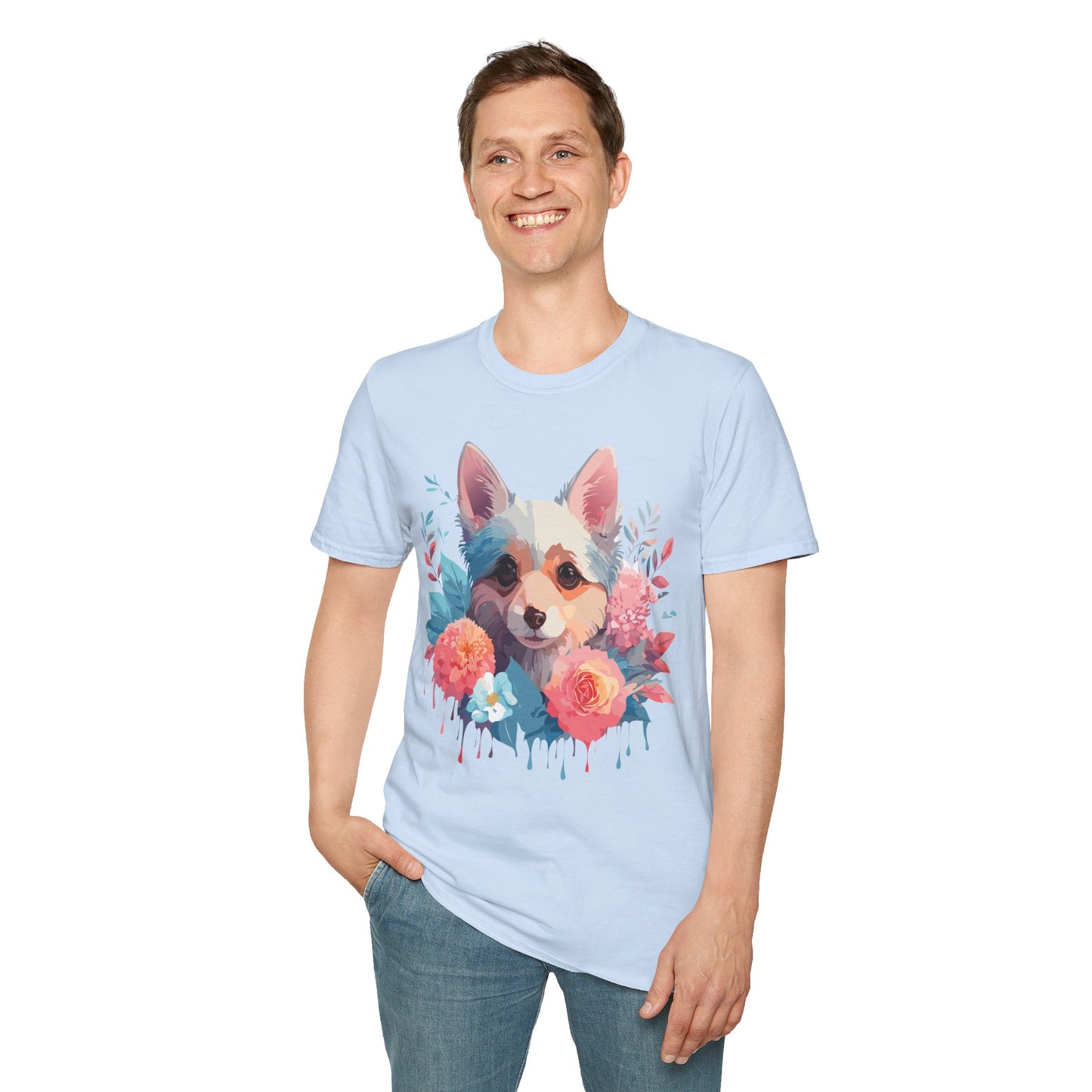Dog Shirt, Shirt with Dog, Animal Tee, Shirt with Animals