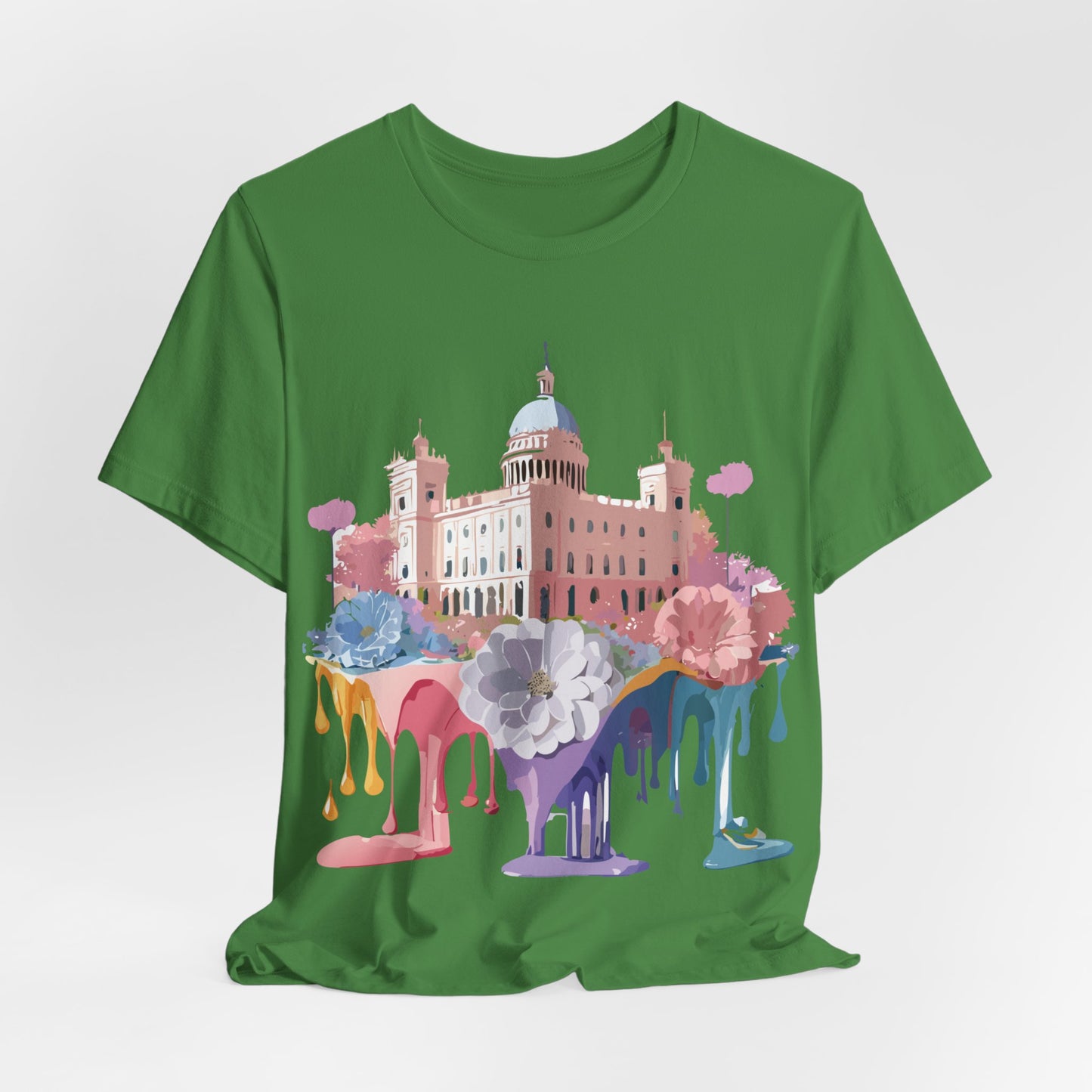 Natural Cotton Tee Shirt - Beautiful Places Collection - Madrid