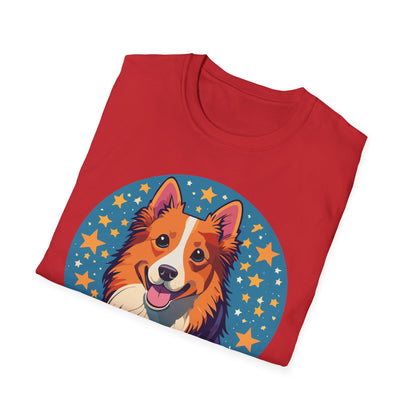 Unisex Dog Shirt Animal Print Tee Gildan Softstyle 64000 Tee
