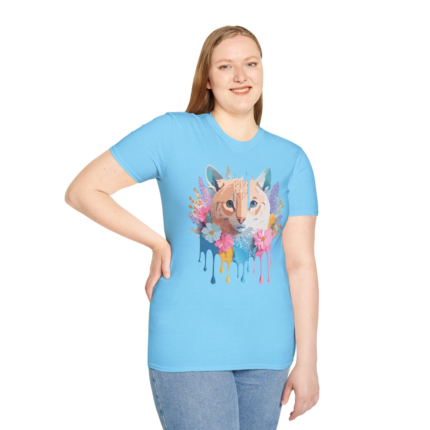 Cat Shirt, Shirt with Cat, Cats Tee, Kitten Tee
