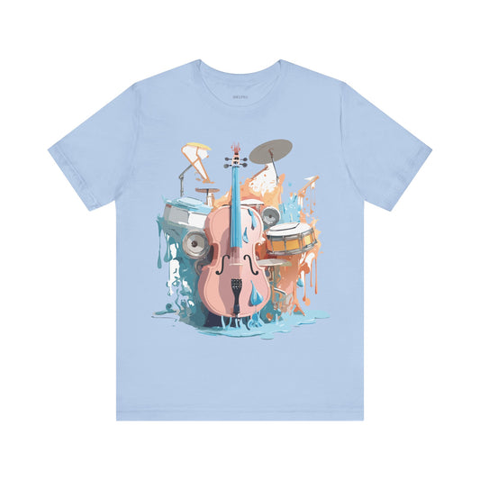 Natural Cotton Tee Shirt - Music collection