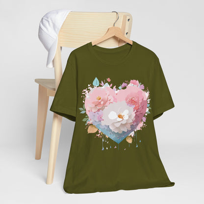 Natural Cotton Tee Shirt - Love Story Collection Printify