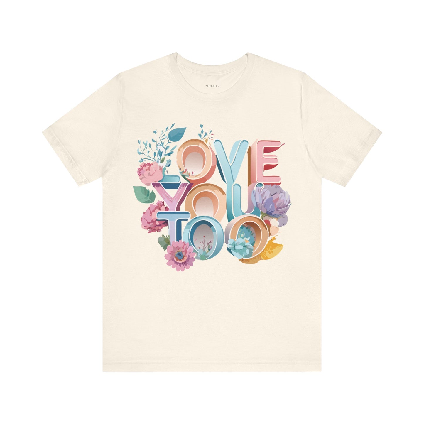 T-Shirt aus natürlicher Baumwolle – Love Story-Kollektion