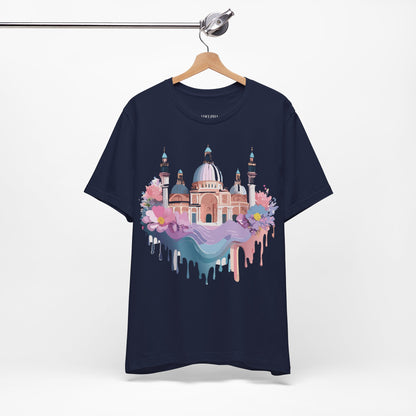 Natural Cotton Tee Shirt - Beautiful Places Collection - Venice Printify