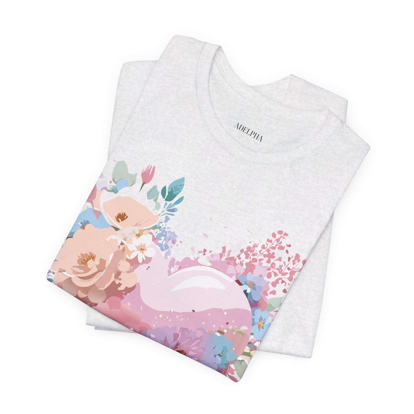 T-shirt en coton naturel - Collection Love story