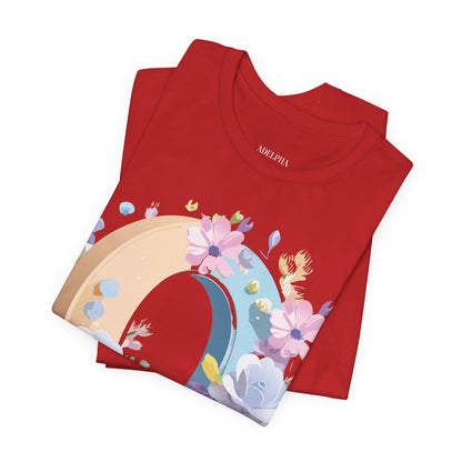 Natural Cotton Tee Shirt - Letters Collection - O Printify