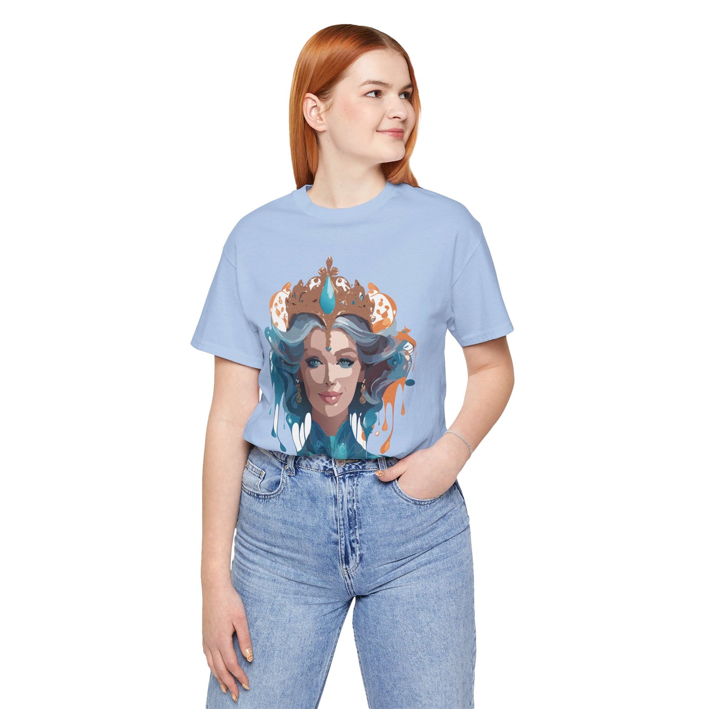 Natural Cotton Tee Shirt - Queen Collection