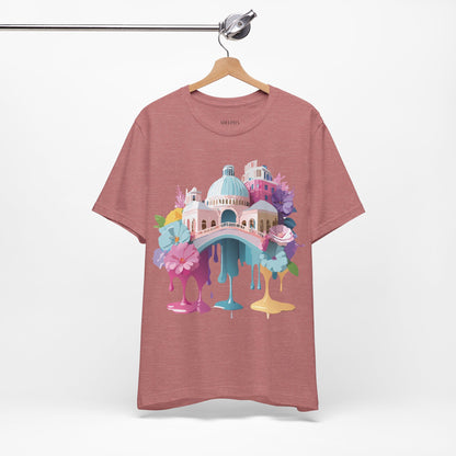 Natural Cotton Tee Shirt - Beautiful Places Collection - Venice Printify