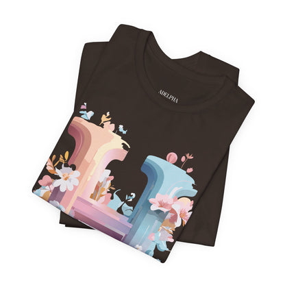 Natural Cotton Tee Shirt - Letters Collection - H Printify