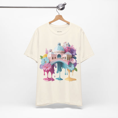 Natural Cotton Tee Shirt - Beautiful Places Collection - Venice Printify
