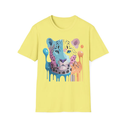 Unisex Cheetah Shirt Gildan Softstyle 64000 Short Sleeve Tee