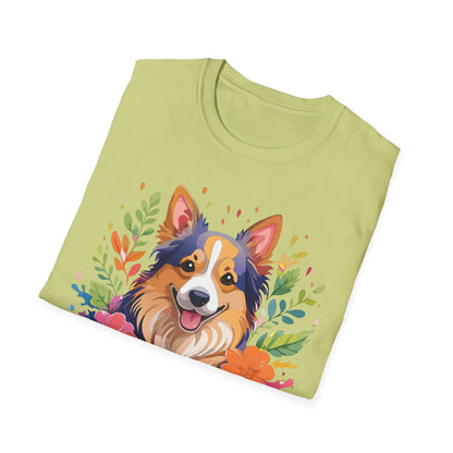 Dog Shirt Unisex Animal Tee Softstyle Gildan 64000 Cotton Tee