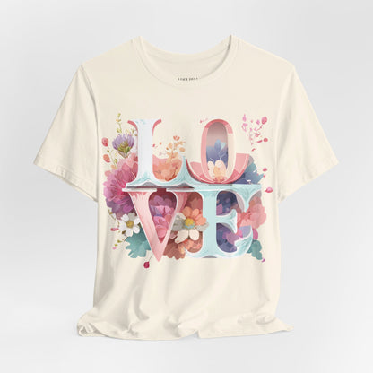 Natural Cotton Tee Shirt - Love story Collection Printify