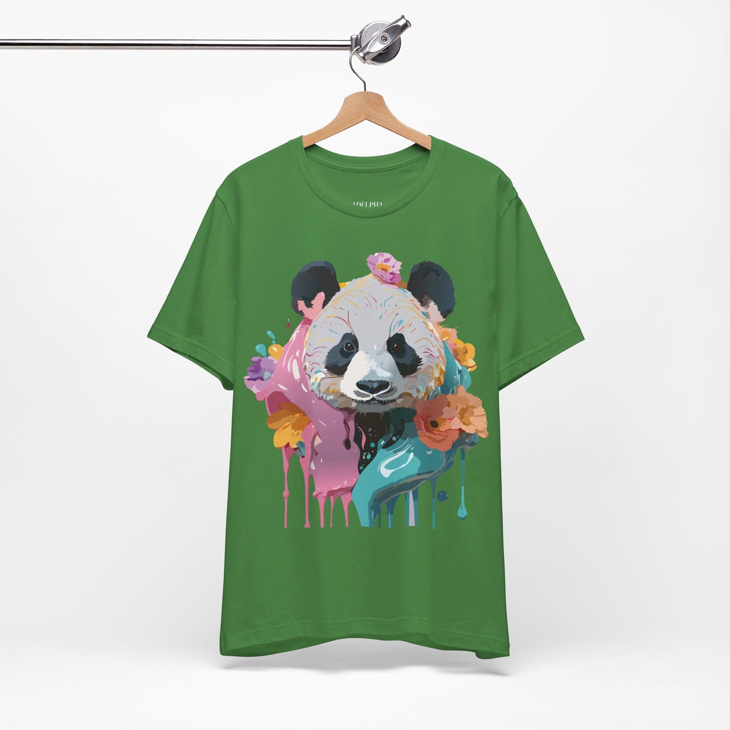 T-shirt en coton naturel avec panda