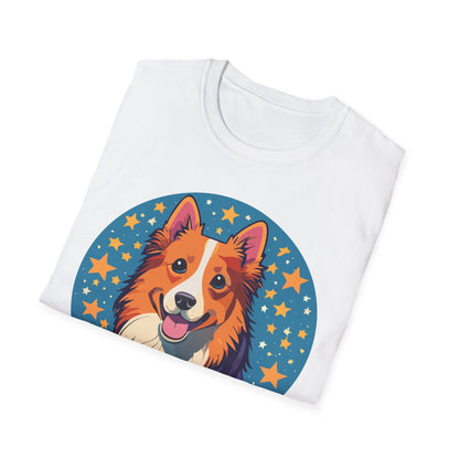 Unisex Dog Shirt Animal Print Tee Gildan Softstyle 64000 Tee