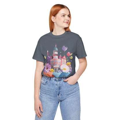 Natural Cotton Tee Shirt - Beautiful Places Collection - Amsterdam Printify