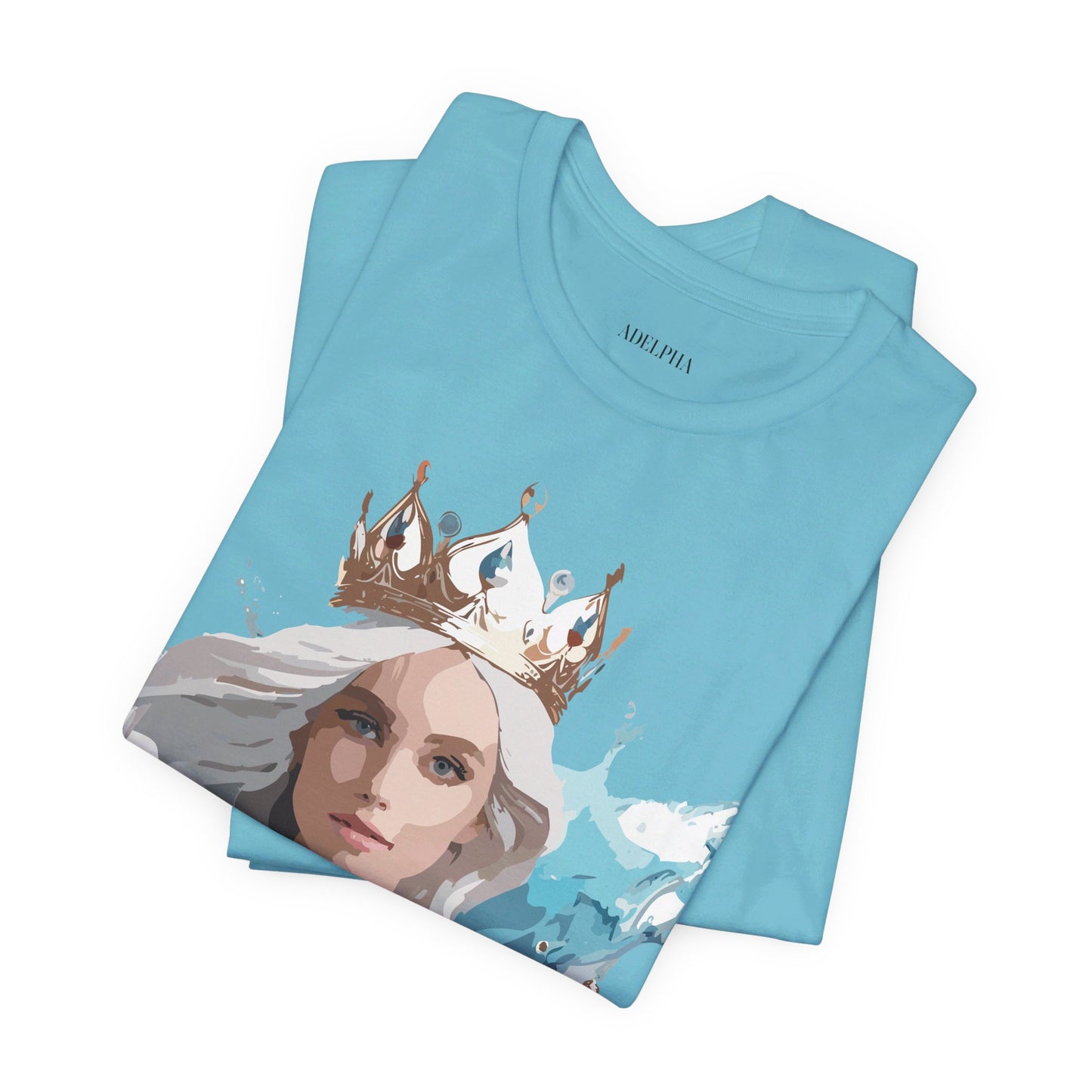 T-Shirt aus natürlicher Baumwolle – Queen Collection