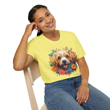 Dog Shirt Unisex Animal Tee Softstyle 64000 Gildan Cotton Tee